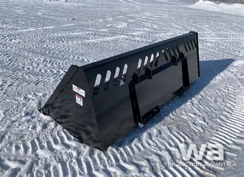 skid steer snow bucket edmonton|84 inch skid steer bucket.